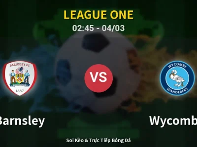 Kết Quả: Barnsley 0-1 Wycombe – Highlight & Bàn Thắng | League One