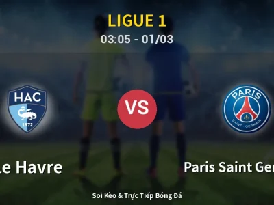 Kết Quả: Le Havre 0-1 Paris Saint Germain – Highlight & Bàn Thắng | Ligue 1