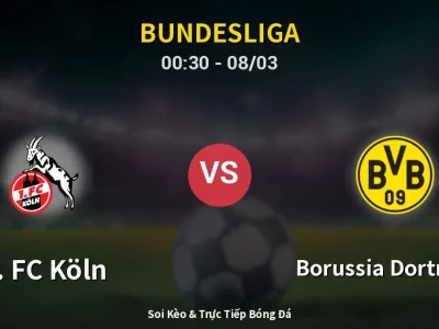 Kết Quả: 1. FC Köln 1-2 Borussia Dortmund – Highlight & Bàn Thắng | Bundesliga