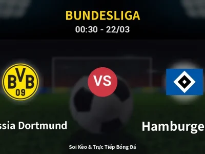 Kết Quả: Borussia Dortmund 3-2 Hamburger SV – Highlight & Bàn Thắng | Bundesliga