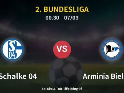 Kết Quả: FC Schalke 04 1-0 Arminia Bielefeld – Highlight & Bàn Thắng | 2. Bundesliga