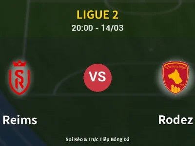 Kết Quả: Reims 1-2 Rodez – Highlight & Bàn Thắng | Ligue 2