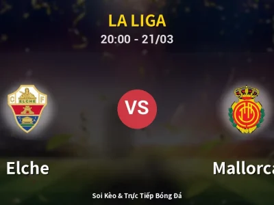 Soi Kèo Elche vs Mallorca – 20:00 21/03 | Nhận Định, Dự Đoán Tỷ Số