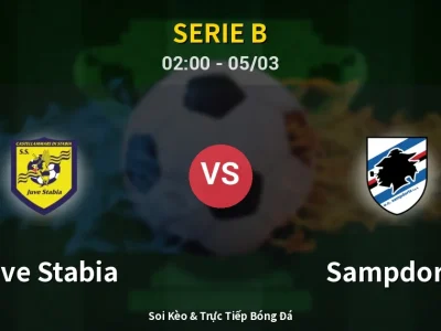 Kết Quả: Juve Stabia 1-1 Sampdoria – Highlight & Bàn Thắng | Serie B