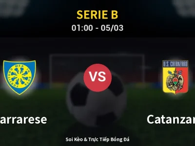 Kết Quả: Carrarese 3-3 Catanzaro – Highlight & Bàn Thắng | Serie B