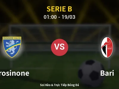 Kết Quả: Frosinone 2-1 Bari – Highlight & Bàn Thắng | Serie B