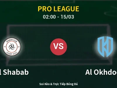 Kết Quả: Al Shabab 2-0 Al Okhdood – Highlight & Bàn Thắng | Pro League