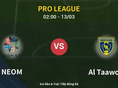 Kết Quả: NEOM 2-2 Al Taawon – Highlight & Bàn Thắng | Pro League