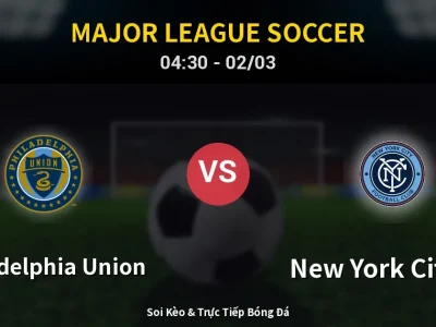 Kết Quả: Philadelphia Union 1-2 New York City FC – Highlight & Bàn Thắng | Major League Soccer