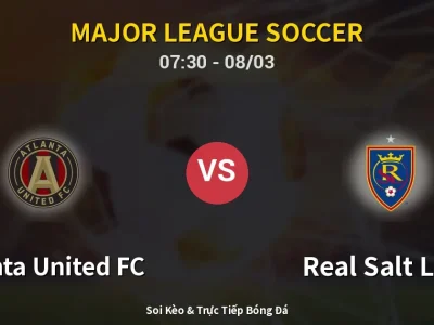 Kết Quả: Atlanta United FC 2-3 Real Salt Lake – Highlight & Bàn Thắng | Major League Soccer