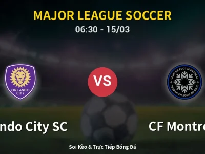 Kết Quả: Orlando City SC 2-1 CF Montreal – Highlight & Bàn Thắng | Major League Soccer