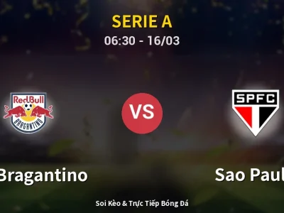 Kết Quả: RB Bragantino 1-2 Sao Paulo – Highlight & Bàn Thắng | Serie A