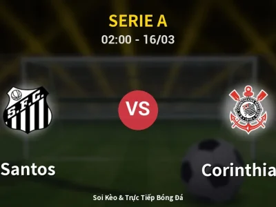 Kết Quả: Santos 1-1 Corinthians – Highlight & Bàn Thắng | Serie A