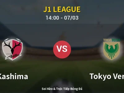 Kết Quả: Kashima 2-0 Tokyo Verdy – Highlight & Bàn Thắng | J1 League