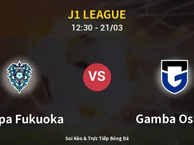 Kết Quả: Avispa Fukuoka 2-2 Gamba Osaka – Highlight & Bàn Thắng | J1 League