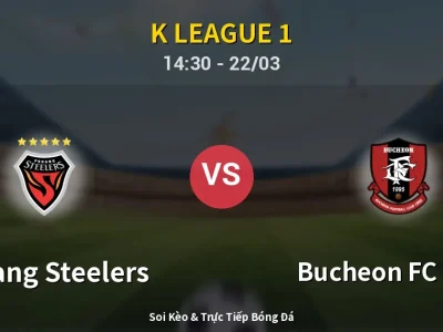 Kết Quả: Pohang Steelers 0-0 Bucheon FC 1995 – Highlight & Bàn Thắng | K League 1
