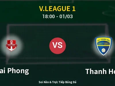 Kết Quả: Hai Phong 3-3 Thanh Hóa – Highlight & Bàn Thắng | V.League 1
