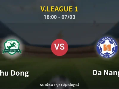 Kết Quả: Phu Dong 1-1 Da Nang – Highlight & Bàn Thắng | V.League 1
