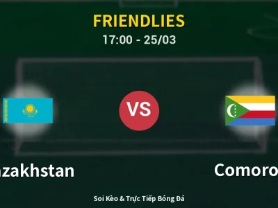 Soi Kèo Kazakhstan vs Comoros – 17:00 25/03 | Nhận Định, Dự Đoán Tỷ Số
