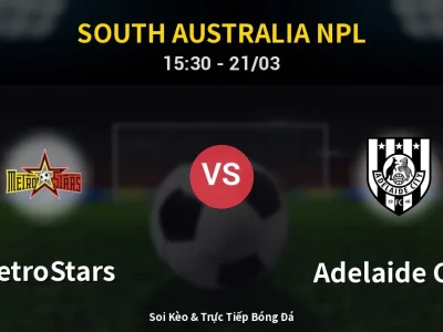 Soi Kèo MetroStars vs Adelaide City – 15:30 21/03 | Nhận Định, Dự Đoán Tỷ Số