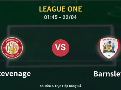 Kết Quả: Stevenage 1-0 Barnsley – Highlight & Bàn Thắng | League One