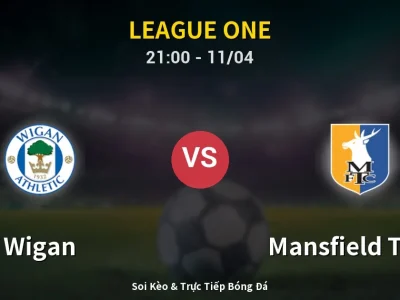 Soi Kèo Wigan vs Mansfield Town – 21:00 11/04 | Nhận Định, Dự Đoán Tỷ Số