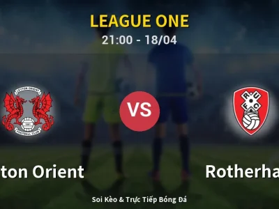 Soi Kèo Leyton Orient vs Rotherham – 21:00 18/04 | Nhận Định, Dự Đoán Tỷ Số