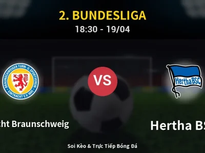 Kết Quả: Eintracht Braunschweig 1-1 Hertha BSC – Highlight & Bàn Thắng | 2. Bundesliga