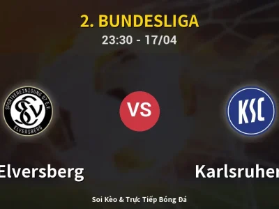 Soi Kèo SV Elversberg vs Karlsruher SC – 23:30 17/04 | Nhận Định, Dự Đoán Tỷ Số