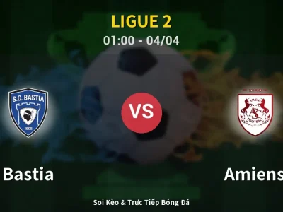Kết Quả: Bastia 1-1 Amiens – Highlight & Bàn Thắng | Ligue 2