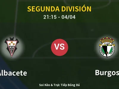 Soi Kèo Albacete vs Burgos – 21:15 04/04 | Nhận Định, Dự Đoán Tỷ Số