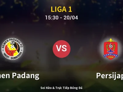Kết Quả: Semen Padang 0-2 Persijap – Highlight & Bàn Thắng | Liga 1