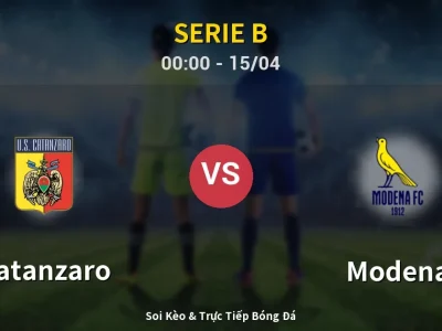 Kết Quả: Catanzaro 2-2 Modena – Highlight & Bàn Thắng | Serie B