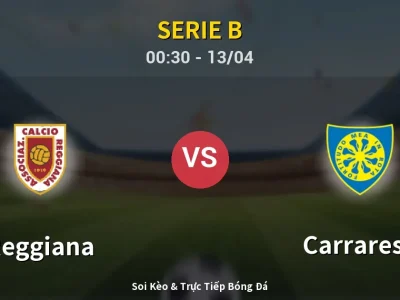 Kết Quả: Reggiana 2-0 Carrarese – Highlight & Bàn Thắng | Serie B