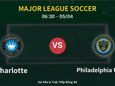 Kết Quả: Charlotte 2-1 Philadelphia Union – Highlight & Bàn Thắng | Major League Soccer