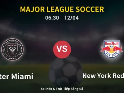 Kết Quả: Inter Miami 2-2 New York Red Bulls – Highlight & Bàn Thắng | Major League Soccer
