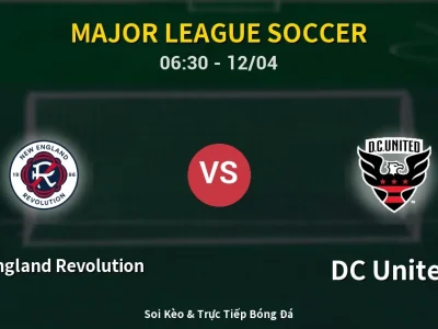 Kết Quả: New England Revolution 1-0 DC United – Highlight & Bàn Thắng | Major League Soccer