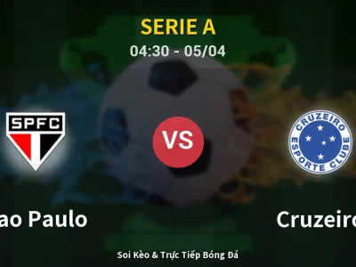 Kết Quả: Sao Paulo 4-1 Cruzeiro – Highlight & Bàn Thắng | Serie A