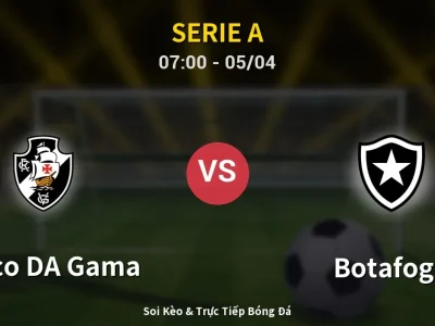 Kết Quả: Vasco DA Gama 1-2 Botafogo – Highlight & Bàn Thắng | Serie A