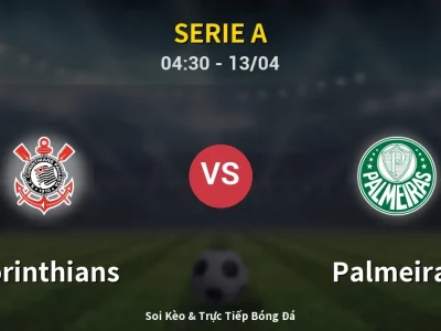Kết Quả: Corinthians 0-0 Palmeiras – Highlight & Bàn Thắng | Serie A