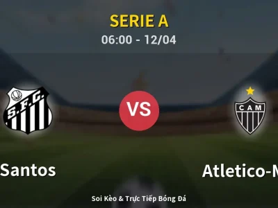 Kết Quả: Santos 1-0 Atletico-MG – Highlight & Bàn Thắng | Serie A