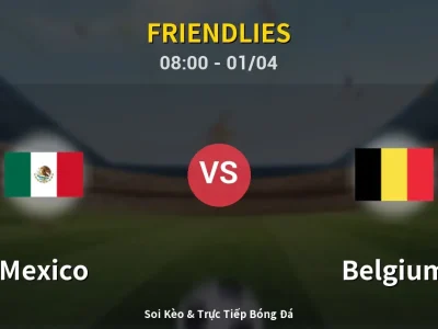 Kết Quả: Mexico 1-1 Belgium – Highlight & Bàn Thắng | Friendlies