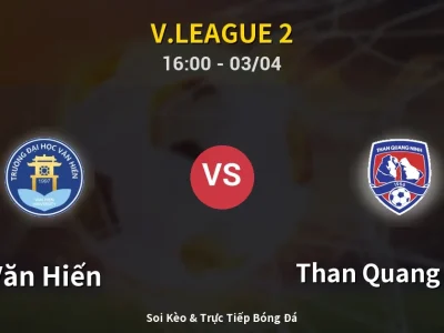 Kết Quả: Văn Hiến 1-1 Than Quang Ninh – Highlight & Bàn Thắng | V.League 2