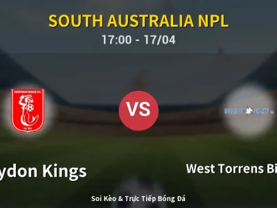 Soi Kèo Croydon Kings vs West Torrens Birkalla – 17:00 17/04 | Nhận Định, Dự Đoán Tỷ Số