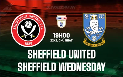 Sheffield United vs Sheffield Wednesday: Trận Derby Định Mệnh, Weds Chính Thức Xuống Hạng Nếu Thua? 1