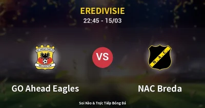 GO Ahead Eagles vs NAC Breda 15/03