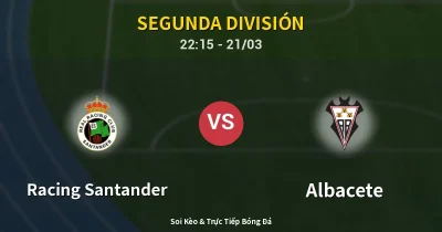 Racing Santander vs Albacete 21/03