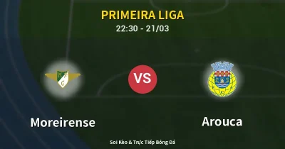 Moreirense vs Arouca 21/03