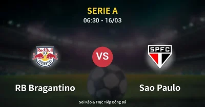 RB Bragantino vs Sao Paulo 16/03