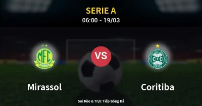 Mirassol vs Coritiba 19/03